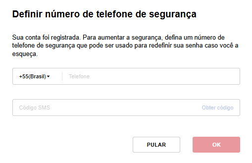 Set Security Phone Number